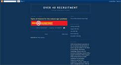 Desktop Screenshot of over40recruitment.blogspot.com