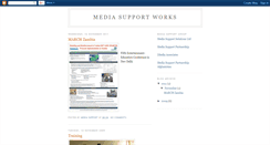 Desktop Screenshot of mediasupportorg.blogspot.com