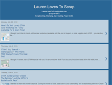 Tablet Screenshot of laurenlovestoscrap.blogspot.com