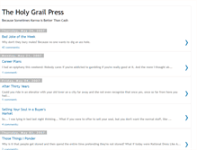 Tablet Screenshot of holygrailpress.blogspot.com