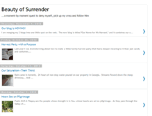 Tablet Screenshot of beautyofsurrender.blogspot.com