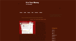 Desktop Screenshot of it-is-your-money-blog.blogspot.com