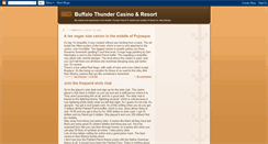 Desktop Screenshot of buffalothundercasino.blogspot.com