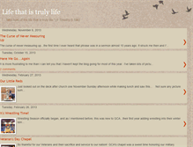 Tablet Screenshot of lifetrulylife.blogspot.com