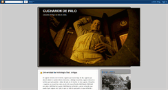 Desktop Screenshot of cucharondepalo.blogspot.com