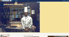 Desktop Screenshot of chefbhandari.blogspot.com