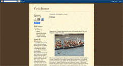 Desktop Screenshot of honortothevanquished.blogspot.com