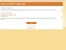 Tablet Screenshot of list-b2b-trade-site.blogspot.com