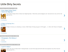 Tablet Screenshot of little-dirty-secrets.blogspot.com