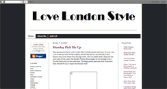 Desktop Screenshot of lovelondonstyle.blogspot.com