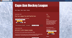 Desktop Screenshot of capeannhockeyleague.blogspot.com