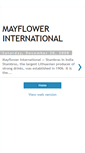Mobile Screenshot of mayflowerinternational.blogspot.com