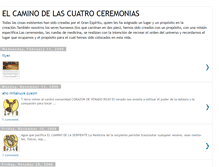Tablet Screenshot of ceremoniasvenadoycolibri.blogspot.com