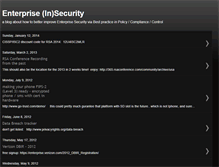 Tablet Screenshot of enterpriseinsecurity.blogspot.com