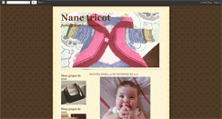 Desktop Screenshot of nanetricot.blogspot.com