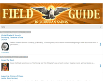 Tablet Screenshot of lutheransaints.blogspot.com