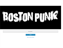 Tablet Screenshot of boston-punk.blogspot.com