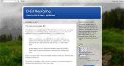 Desktop Screenshot of d-edreckoning.blogspot.com