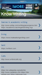 Mobile Screenshot of knowwriting.blogspot.com
