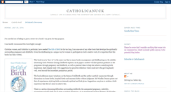 Desktop Screenshot of catholicanuck.blogspot.com