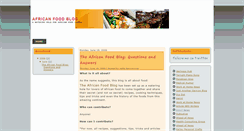 Desktop Screenshot of africanfoodblog.blogspot.com