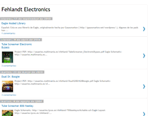 Tablet Screenshot of fehlandt-electronics.blogspot.com