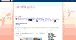 Desktop Screenshot of historiasportu.blogspot.com