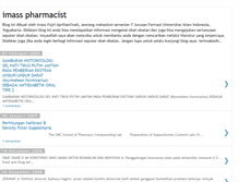 Tablet Screenshot of imasspharmacist.blogspot.com