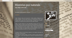 Desktop Screenshot of historiespocnaturals.blogspot.com