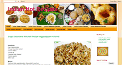 Desktop Screenshot of indianhotrecipes.blogspot.com