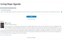 Tablet Screenshot of livinghopeuganda.blogspot.com