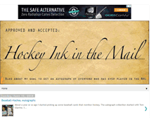 Tablet Screenshot of hockeyinkinthemail.blogspot.com