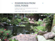 Tablet Screenshot of coolponds.blogspot.com