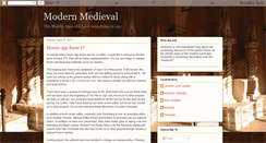 Desktop Screenshot of modernmedieval.blogspot.com