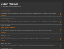 Tablet Screenshot of modernmedieval.blogspot.com
