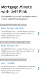 Mobile Screenshot of mortgageminutewithjefffink.blogspot.com