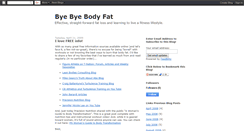 Desktop Screenshot of byebyebodyfat.blogspot.com