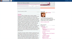 Desktop Screenshot of lettersforliteraryladies.blogspot.com