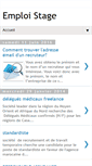 Mobile Screenshot of emploistages.blogspot.com
