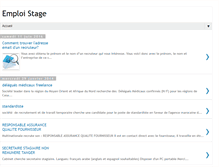 Tablet Screenshot of emploistages.blogspot.com