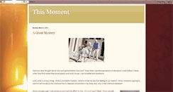 Desktop Screenshot of godandmethismoment.blogspot.com