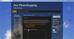 Desktop Screenshot of justphotoshopping.blogspot.com