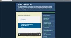 Desktop Screenshot of globalteamwork.blogspot.com