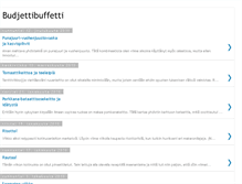 Tablet Screenshot of budjettibuffetti.blogspot.com