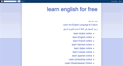 Desktop Screenshot of learnenglish-forfree.blogspot.com