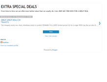 Tablet Screenshot of extraspecialdeals.blogspot.com