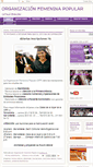 Mobile Screenshot of organizacionfemeninapopular.blogspot.com