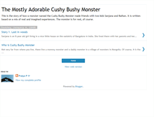 Tablet Screenshot of cushybushymonster.blogspot.com