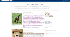 Desktop Screenshot of encorealpacas.blogspot.com