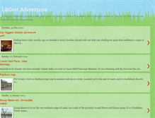 Tablet Screenshot of litlstadvnturs.blogspot.com